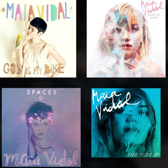 Maia Vidal albums artwork Maia Vidal albums artwork