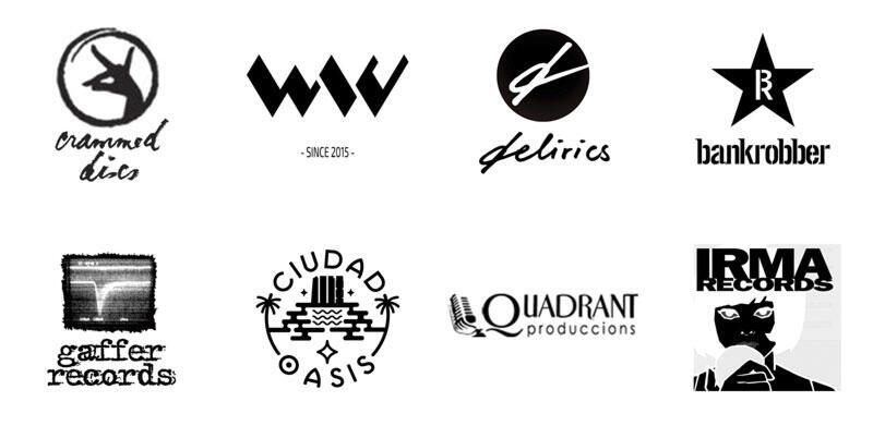 Logos of record labels Logos of record labels